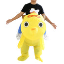 Funny Blow Up Adult Dog Suit Inflatable Costume Fancy Dress Fat Suit Outfit