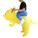Funny Blow Up Adult Dog Suit Inflatable Costume Fancy Dress Fat Suit Outfit