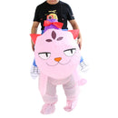 Novlety Adult Cat Suit Inflatable Blow Up Kitty Kitten Costume Fancy Dress Suit