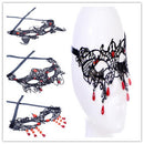 Water Drop Tassel Venetian Masquerade Eye Mask Halloween Lace Fancy Dress