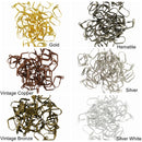 50pcs Shell Flower Leverback Earring Wire Coil Jewelry Finding