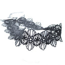 Vintage Gothic Black Flower Lace Collar Necklace Retro Choker For Women