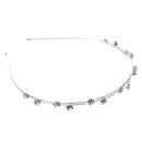 Women Jewelry Bridal Hair Accessory Crystal Silver Hair Hoop Tiara Headband