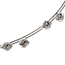 Women Jewelry Bridal Hair Accessory Crystal Silver Hair Hoop Tiara Headband