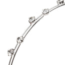 Women Jewelry Bridal Hair Accessory Crystal Silver Hair Hoop Tiara Headband