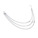 Fashion Boot Anklet Chains Bracelet Bling Fringes Charm for Women Gifts Silver