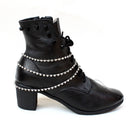Fashion Boot Anklet Chains Bracelet Bling Fringes Charm for Women Gifts Silver