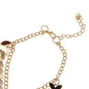 Fashion Simple Punk Golden Chains Anklet Tassel Foot Bracelet For Women