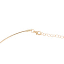 Punk Geometry Round Pendant Women Choker Collar Torgues Link Chain Necklece Gold