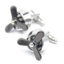 Fashion Mens Party Prom Shirt Cuff Links Vintage Retro Fan Screw Cufflinks