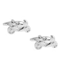 Punk Cool Men Motobike Shirt Button Suit Silver Tone Wedding Party Cufflinks