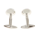 Fashion Round Rainbow Colorful Crystal Cufflinks Wedding Men Decoration