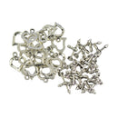 50Sets Tibetan Silver Cupids ARROW Heart Toggle Clasps Connector Jewelry DIY