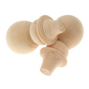 Blank DIY Wooden Snowman Peg Dolls Wedding Party Cake Toppers Pack of 10