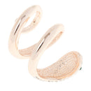 Fashion Women's Crystal Snake Scarf Ring Clip Slide Holder Scarf Jewelry