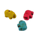42pcs Colorful Turquoise Candy Elephant Loose Beads DIY Making Findings Crafts
