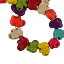 42pcs Colorful Turquoise Candy Elephant Loose Beads DIY Making Findings Crafts