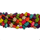42pcs Colorful Turquoise Candy Elephant Loose Beads DIY Making Findings Crafts
