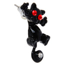 Lovely Cat Women Lady Black Cat Kitten Stud Earrings Ear Party Jewelry