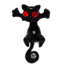 Lovely Cat Women Lady Black Cat Kitten Stud Earrings Ear Party Jewelry