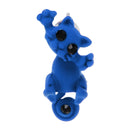 Cute Women Lady Candy Color Kitten Stud Earrings Jewelry Gifts Dark Blue