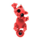Cute Women Lady Candy Color Cat Kitten Stud Earrings Jewelry Gifts Pink
