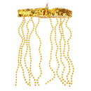Egyptian Cleopatra Beads Headband Women Queen Fancy Dress Snake Jewelry-Gold