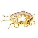 Egyptian Cleopatra Beads Headband Women Queen Fancy Dress Snake Jewelry-Gold