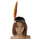 Women Jewelry Night Party Hair Accessory Indian Feather Shaped Hair Band