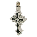 Stainless Steel Cross Shape Ash Keepsake Urn Pendant Memorial Jewelry