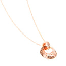 Fashion Long Chain Crystal Round Necklace Pendant for Women Girl