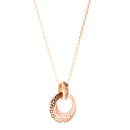 Fashion Long Chain Crystal Round Necklace Pendant for Women Girl
