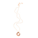 Fashion Long Chain Crystal Round Necklace Pendant for Women Girl