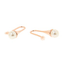 Women Fashion Jewelry Earrings Artificial Pearl Rose Gold Stud Earrings