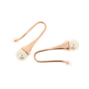 Women Fashion Jewelry Earrings Artificial Pearl Rose Gold Stud Earrings