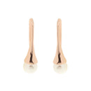 Women Fashion Jewelry Earrings Artificial Pearl Rose Gold Stud Earrings