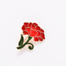 Gorgeous Red Cute Carnation Flower Broach Brooch for Mother's Day Gift