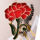Gorgeous Red Cute Carnation Flower Broach Brooch for Mother's Day Gift