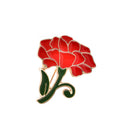 Gorgeous Red Cute Carnation Flower Broach Brooch for Mother's Day Gift