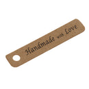 Handmade with Love Kraft Paper Gift Present Tags Labels Hanging Cards Pack of 100