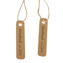 Handmade with Love Kraft Paper Gift Present Tags Labels Hanging Cards Pack of 100