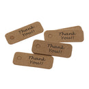 Thank You Christmas Kraft Paper Gift Tags Labels Hanging Cards Pack of 100
