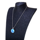 unisex Punk Shiny Wolf Glass Pendant Necklace jewelry