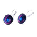 Unique Dazzling Galaxy Star Time Gem French Huggie Fashion Earrings Earhooks Jewelry