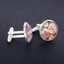 1Pair Men's Unique Europe Time Gem French Cuff Link Antique Map Cufflinks Accessory