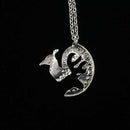 Fashion Elk Camel Pendant Necklaces Vintage Couples Memorial Day Gift for Lovers