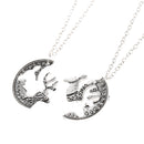 Fashion Elk Camel Pendant Necklaces Vintage Couples Memorial Day Gift for Lovers