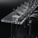Acrylic 2-Tier Wrist Watch Bracelet Display Rack Stand Holder 1 Set Clear