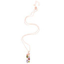 Charming Womens Teardrop Multi-Colored Bar Necklace Fashion Jewelry Xmas New Year Gift