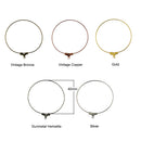 20pcs Bid Hoop Earring Hoop Earring DIY Jewelry Making - Silver